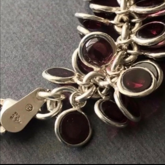 Silpada Garnet Cha-Cha Bead Bracelet RARE B1049 - Picture 14 of 15